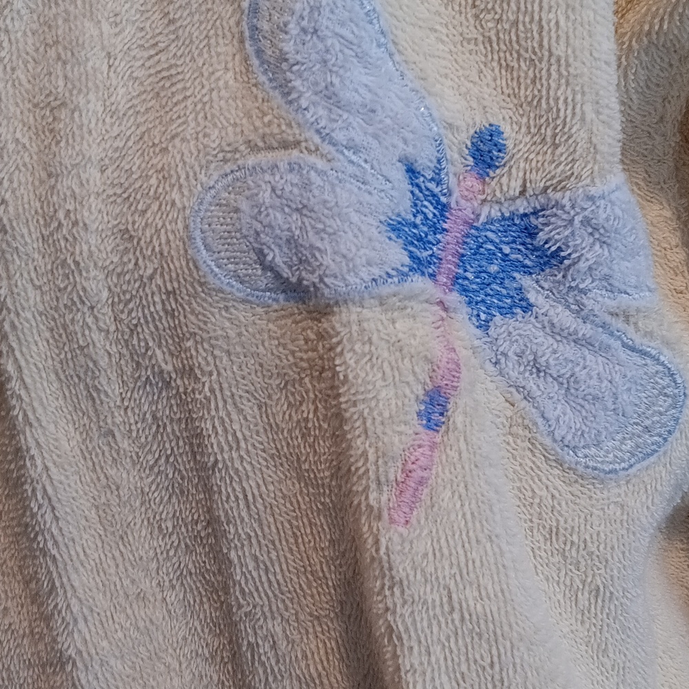 Cream Robe with Pockets - Picture 2 of 4